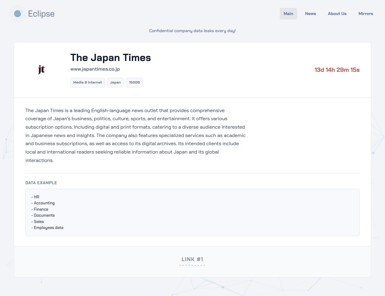 The Japan Times By eclipse