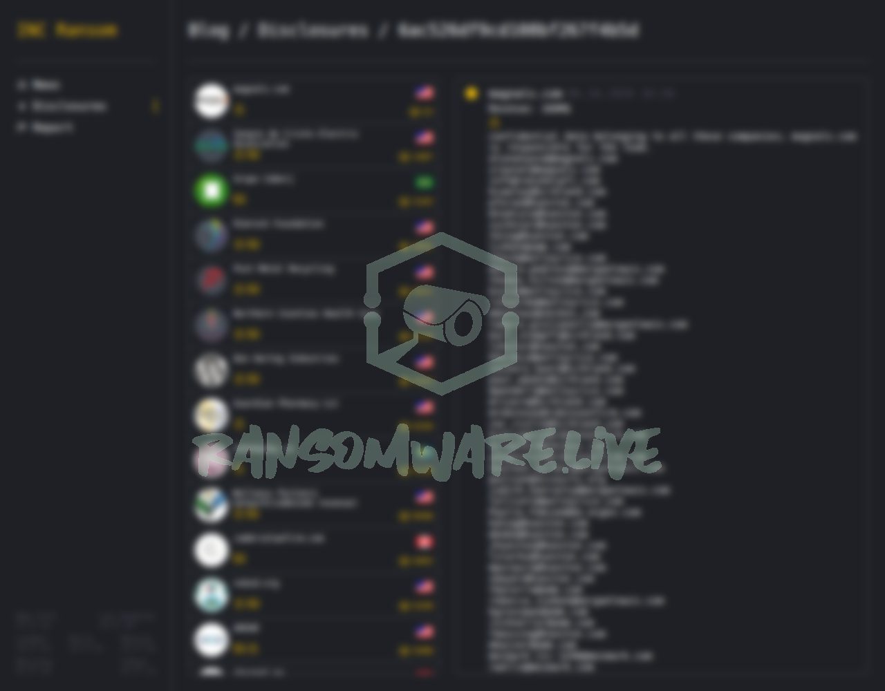 🏴☠️ Incransom has just published a new victim : magnals.com