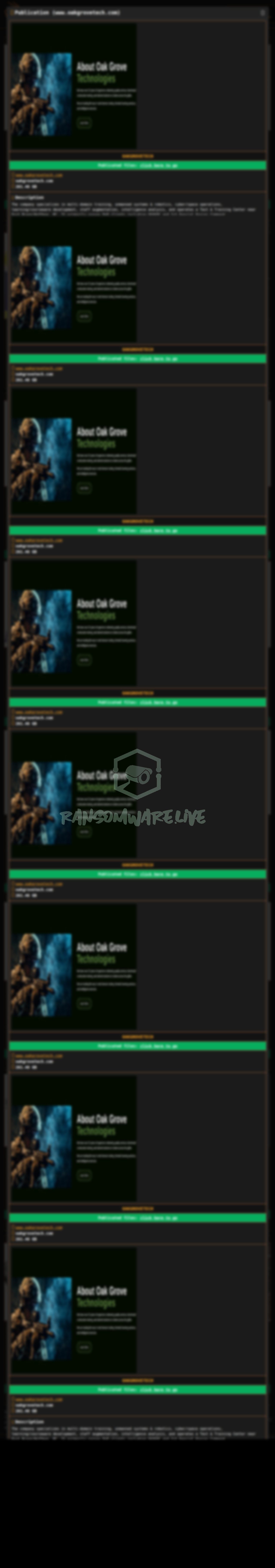 🏴☠️ Dragonforce has just published a new victim : oakgrovetech