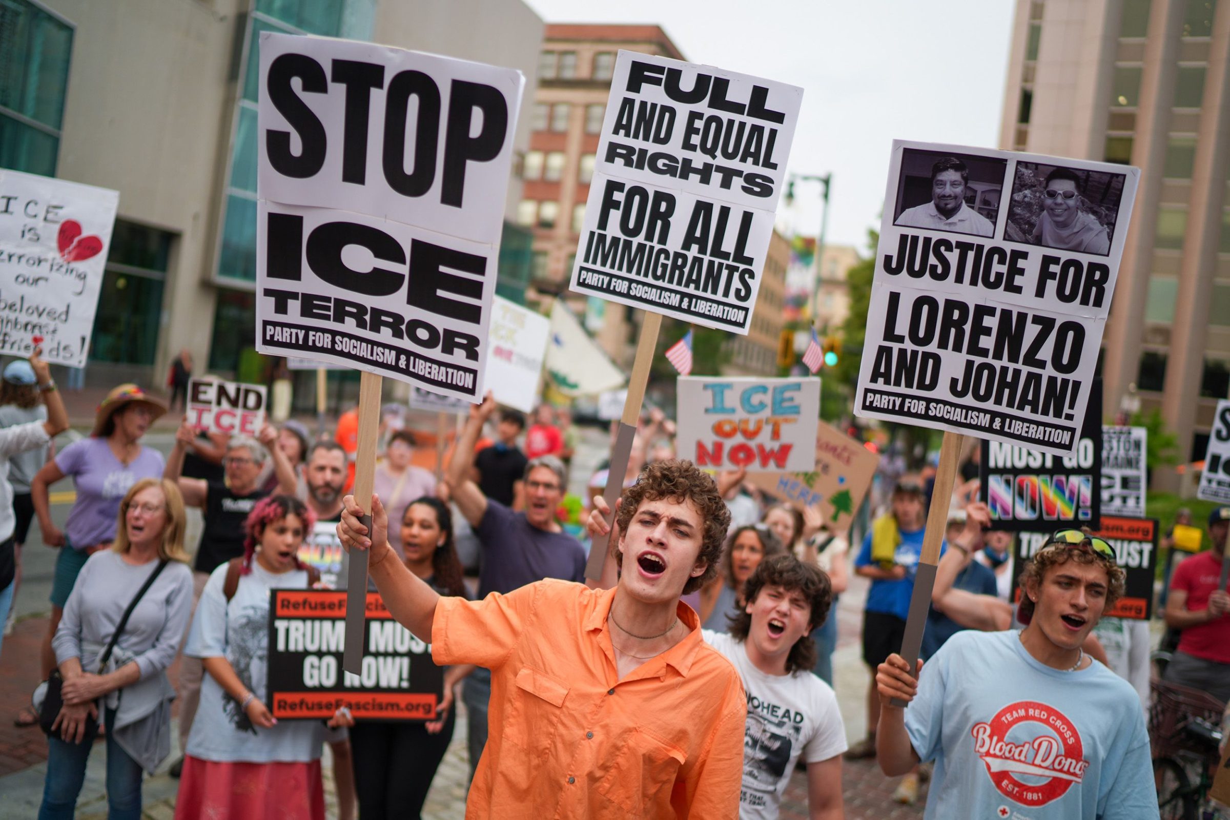 ICE Has Been Dumping Protester Photos Into a Palantir Database