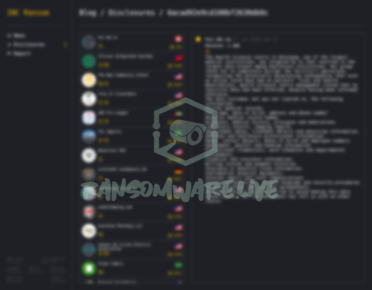 🏴☠️ Incransom has just published a new victim : hsc.mb.ca