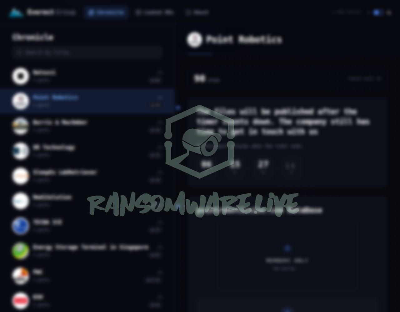🏴☠️ Everest has just published a new victim : Point Robotics
