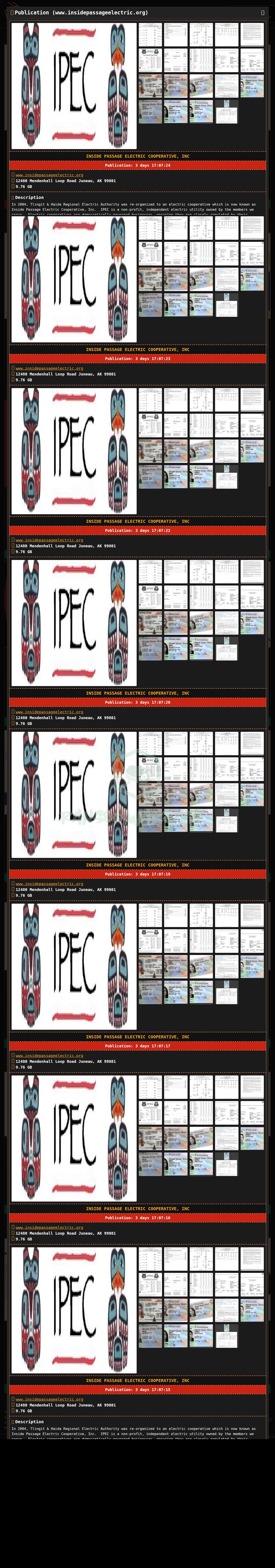 🏴☠️ Dragonforce has just published a new victim : Inside Passage Electric Cooperative, Inc