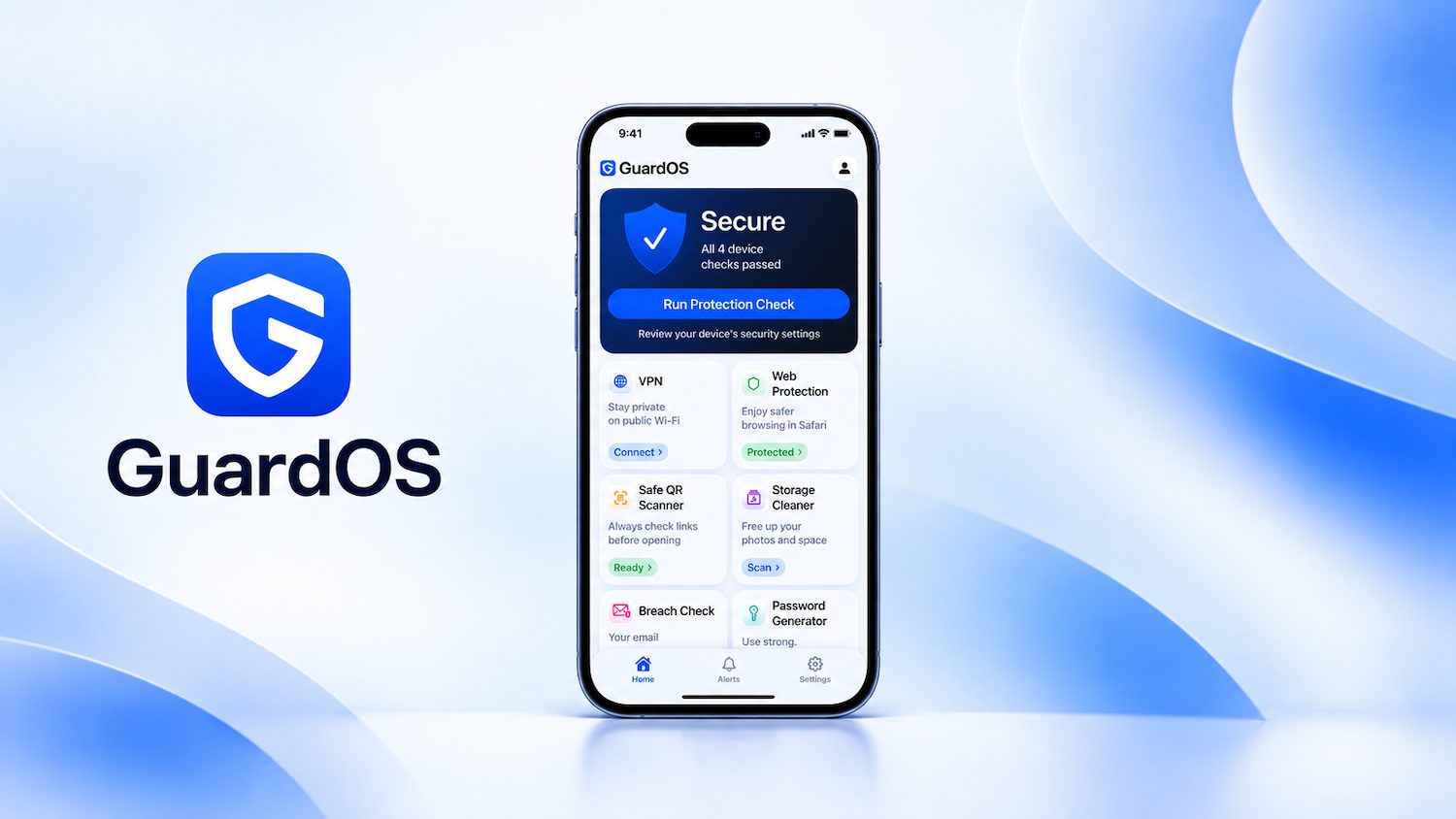 Product showcase: GuardOS checks QR links, scans for data breaches, and filters Safari content
