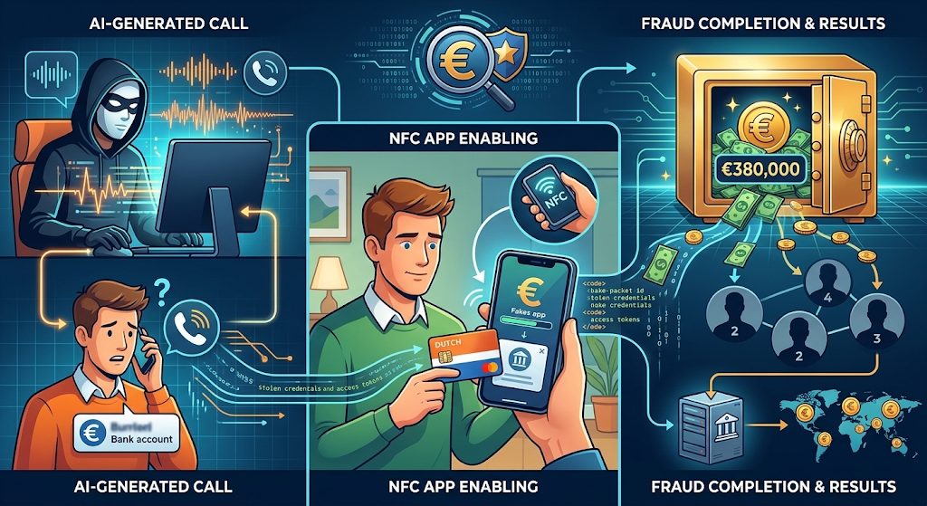 AI-Generated Fake Bank Calls and NFC App Enabled €380,000 Fraud, Dutch Police Say