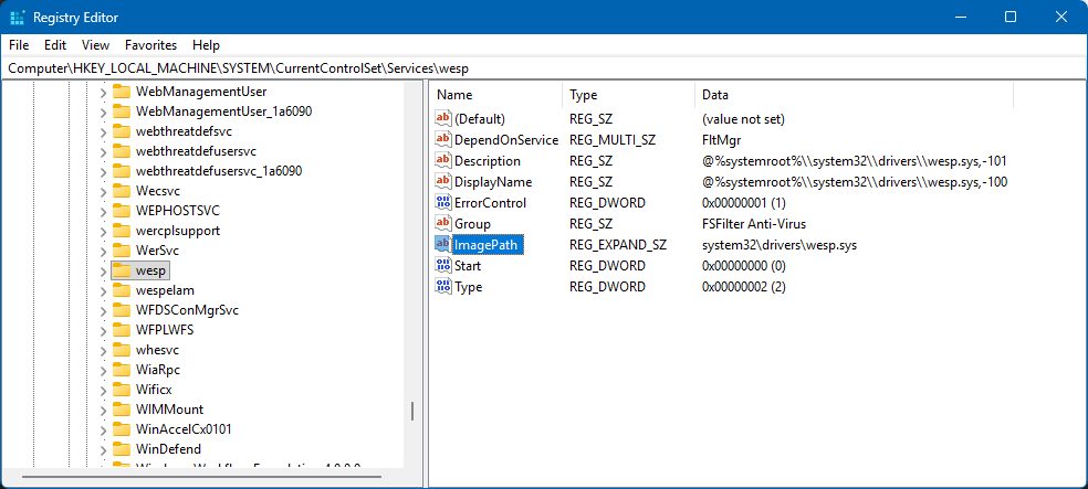 Kernel eviction notice: What wesp.sys reveals about the Windows Endpoint Security Platform