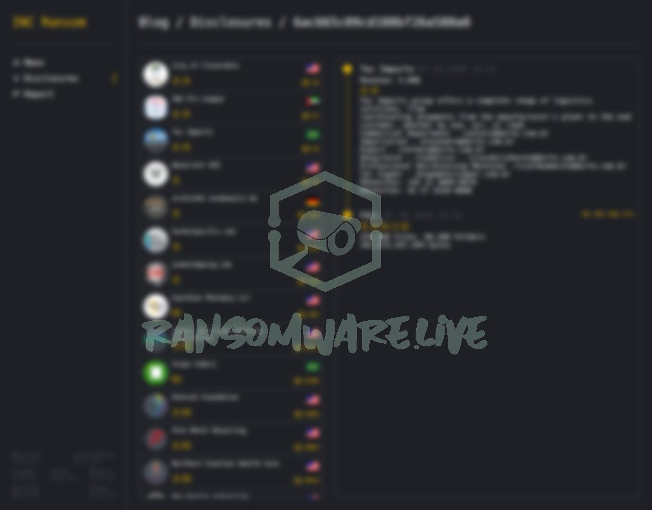 🏴☠️ Incransom has just published a new victim : Tec Imports