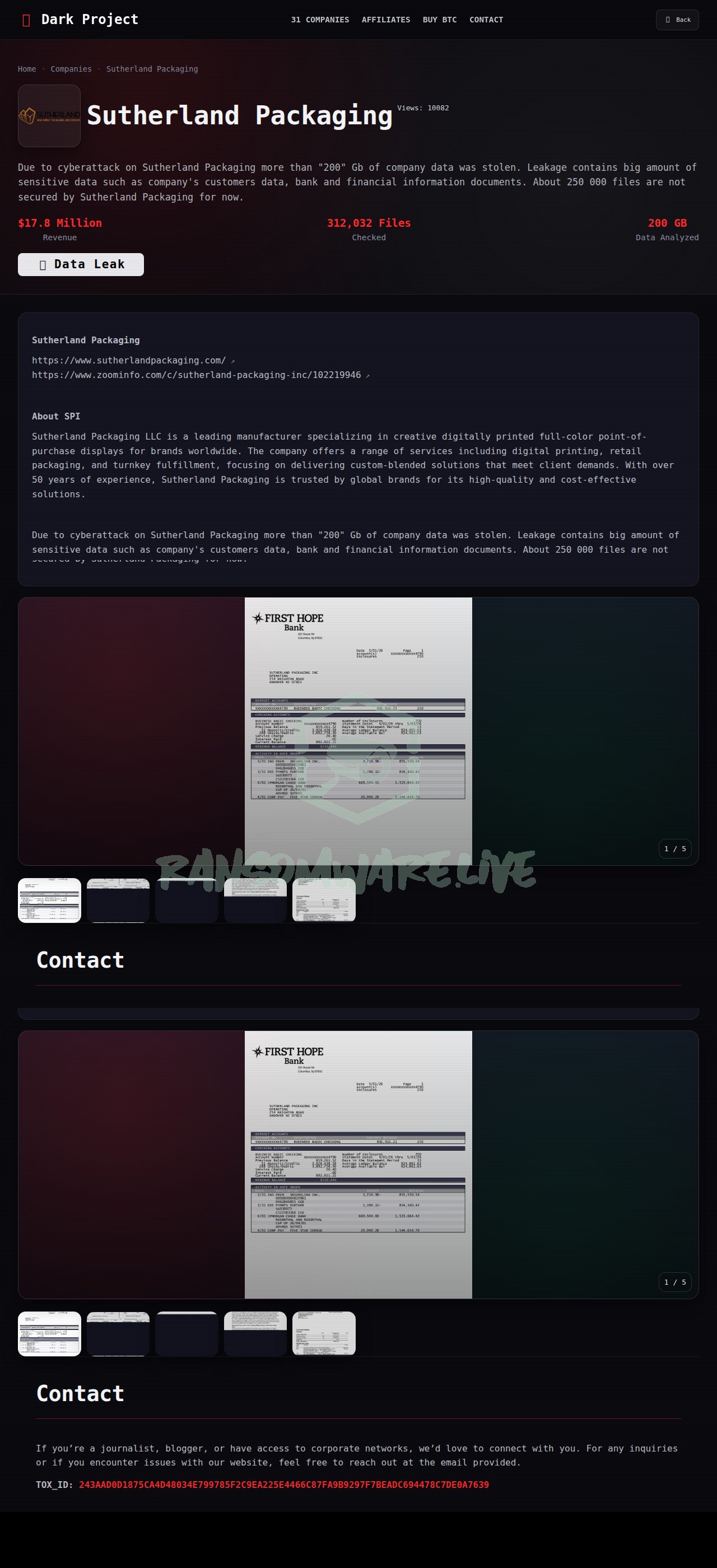 🏴☠️ Dark project has just published a new victim : PennEastern Architects LCC