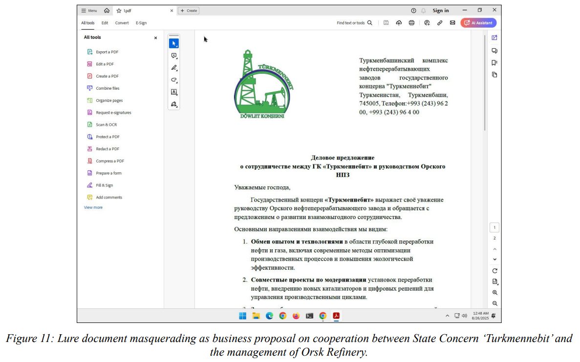 Silent Lynx: Kazakhstan-Linked Hackers Target Russian Refinery and Government