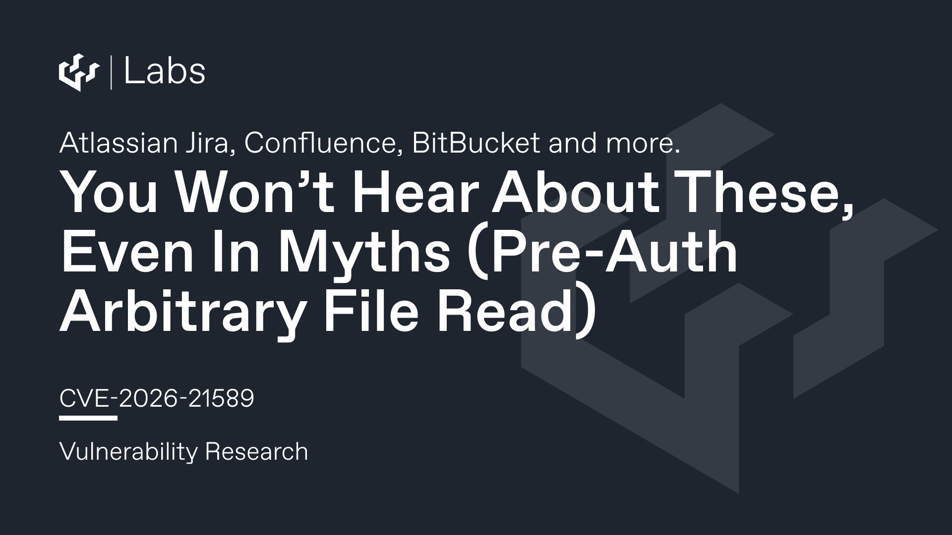 You Won’t Hear About These, Even In Myths (Atlassian Jira, Confluence (and more) Pre-Auth Arbitrary File Read CVE-2026-21589)