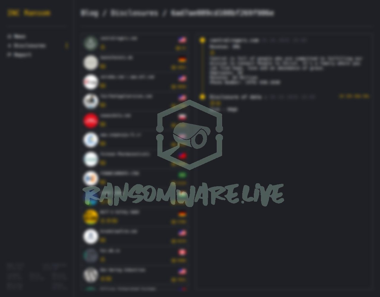 🏴☠️ Incransom has just published a new victim : centralrogers.com