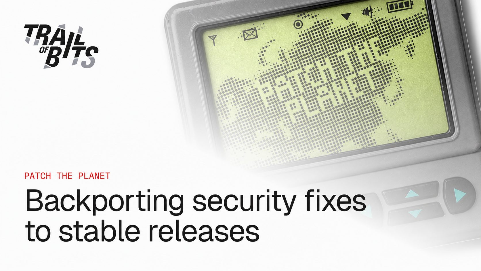 Backporting security fixes to stable releases