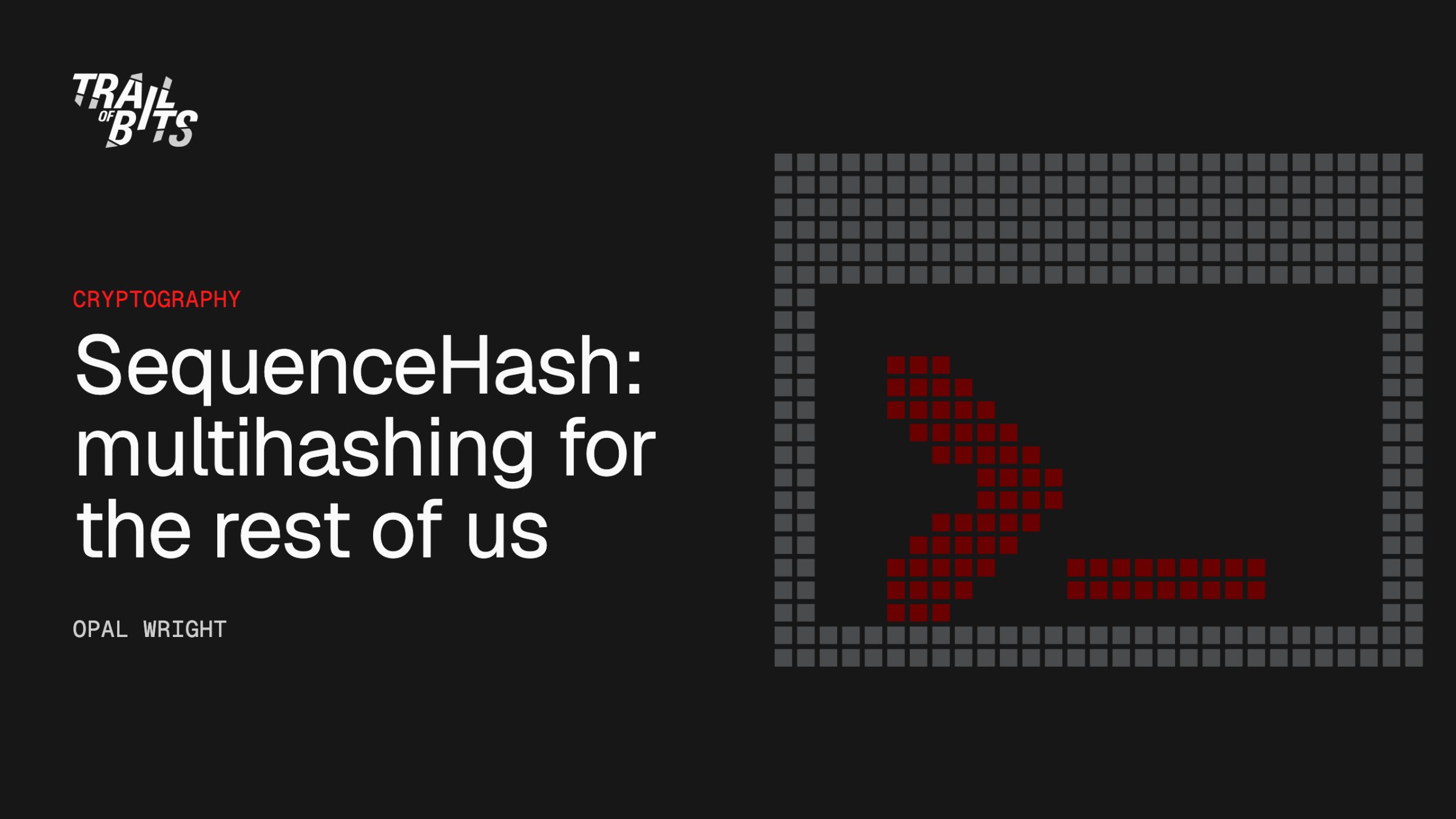SequenceHash: multihashing for the rest of us